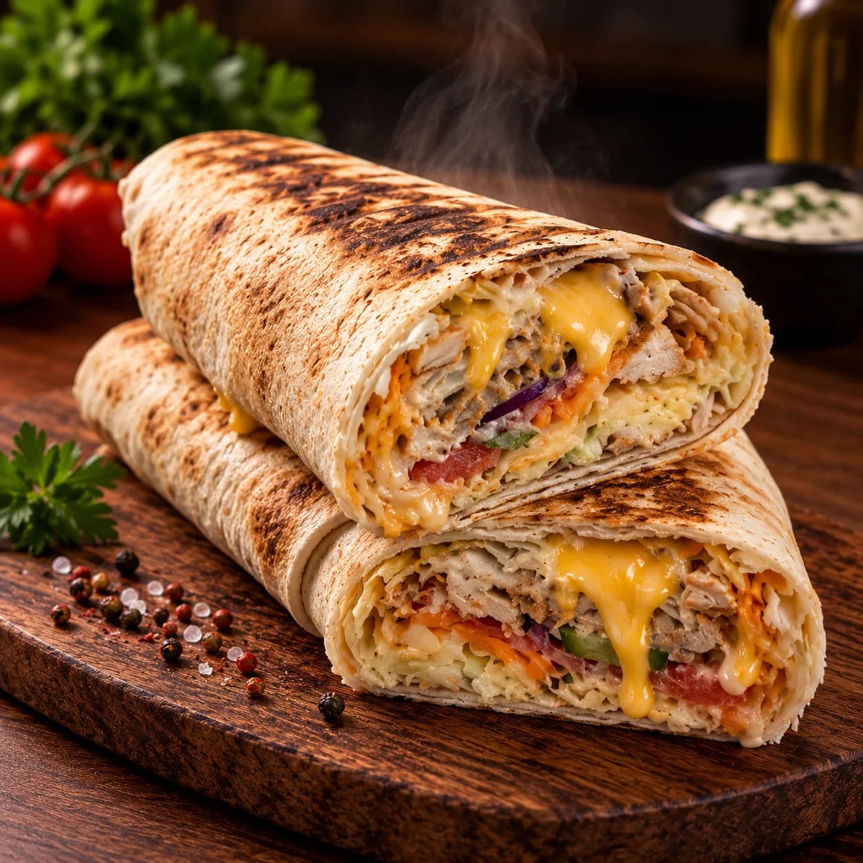 Kebab duży z serem